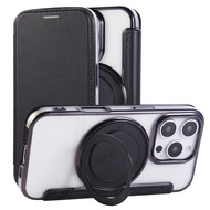 Flip Leather Wallet Rotating Fold Stand Phone Case For iPhone 16E 15 16 Pro Max 14 Plus 13 12 15 Pro