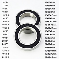2pcs 15267 15268 16100 16287 163110 18287 18307 20307 12268 24377 30406 Rubber Sealed 2RS Bike Bicyc
