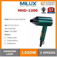 Milux MHD-1300 1300W Foldable Hair Dryer