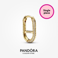 Pandora ME 14K Gold Plated Pavé Link Earring (Single Piece)