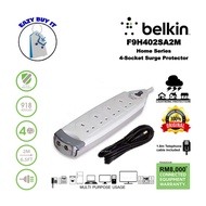 BELKIN 4-GANG SOCKET SURGE PROTECTION WITH ARIEL PORT (2M) [F9H402SA2M]