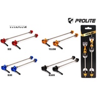 PROLITE TITANIUM QUICK RELEASE SCREWS FOR ROAD BIKE - 5653