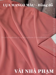 VẢI LỤA MANGO MÀU-KHỔ 1.5M-VẢI NHÀ PHẠM