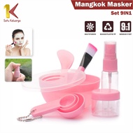 One Family Mask Bowl Set 9in1 K61 Tools Set Mask Brush Makeup Tools Facial Mask Tools