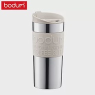 【Bodum】雙層不鏽鋼隨行杯350cc米白色