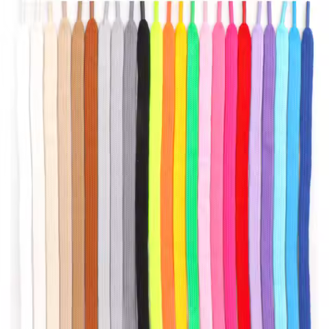 No Elasticity Shoestrings For AF1 Women Classic Flat Cotton Shoelaces For Sneakers Shoestrings High-