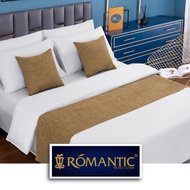 MAU -601 BED RUNNER CHOCOLATE BY ROMANTIC STANDARD HOTEL MINIMALIS
