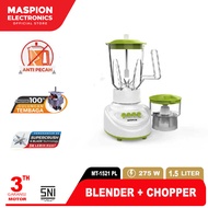 Maspion Pelumat Blender with Chopper 1.5 Liter MT-1521 PL