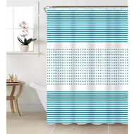 Tirai Kamar Mandi Peva Tebal Modern 3D Shower Curtain