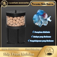 (Free Media) Aquarium Sponge Filter with Media Filter Box