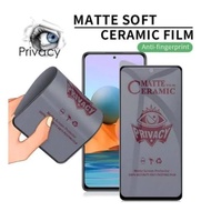 Tempered Glass Ceramic matte Spy Samsung A51 A71 A52 A52S 5G A53 5G A54 A54 5G A74 5G A73 5G A25