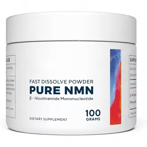 NMN Powder 100g, Nicotinamide Mononucleotide 500mg Per Serving, Fast Dissolving Formula, High Purity