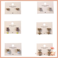 Boom Delicate Coffee Plush  Earrings Women Ear Jewelry Pendant Earrings for Ear