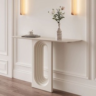 Nordic solid wood entrance, extremely narrow foyer counter, foyer table against the wall, a few tabl