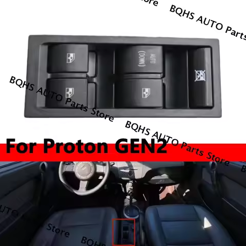New Front Left Car Electric Master Power Window Control Switch Button PW851817 For Proton GEN2