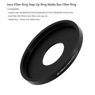 Lens Filter Ring Step Up Ring 46/48/49/52/54/55/58/60/62/67/72/77/82/86/95/105mm To 114mm O.D. Matte