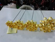 แม่พิมพ์ 1 ชุด 4 อัน ดอกจอก เบอร์ 1234   ขนมรังต่อ ขนมดอกจอก  ทองเหลือง มีของแถม