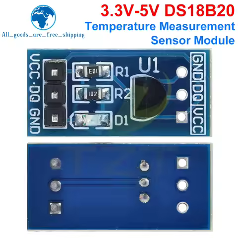 TZT 1/3PCS DS18B20 Temperature Measurement Board DS18B20 Sensors Module For Arduino