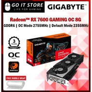 GIGABYTE Radeon™ RX 7600 GAMING OC 8G Graphic Card