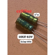 10UF 63V 105°C 5*11 ELECTROLYTIC CAPACITOR