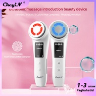 CkeyiN【PH ready stock】5 in 1 EMS Photon facial cleansing massager, lifting firming face, remove wrin