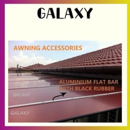 ( Awning / Roofing ) ACP Polycarbonate Endurance Plate Aluminum Flat Aluminum Bar Aluminium Flat Bar With Rubber