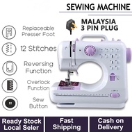 Sewing Machine FHSM 505A Pro Upgraded 12 Sewing Portable Mini Sewing Machine Mesin Jahit 505