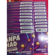 celcom new prepiad sim pack vip number/nice number