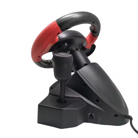 PC Games Racing Driving Simulator Steering Wheel And Pedal Set for