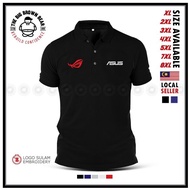 PLUS SIZE - Polo T Shirt Sulam Asus ROG Republic Of Gaming Laptop PC Desktop Monitor Baju Lelaki Fashion Embroidery