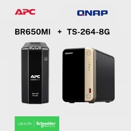 [Bundle] APC Back UPS Pro [BR650MI] + QNAP NAS [TS-264-8G/TS-464-8G/TS-H973AX-8G]