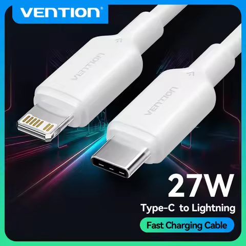 Vention 27W USB C to Lightning Fast Charging PD Cables For iPhone 8-14 Series USB to Lightning Charg