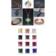 Crazy Brass Wire for Sculpting and Jewelry 12 Gauge Colored Assortment 6 Rolls