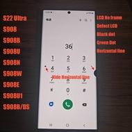 6.8 "AMOLED ตำหนิของแท้จอ LCD สำหรับ Samsung Galaxy S22จอแสดงผล LCD แบบสัมผัสหน้าจออัลตร้า5G สำหรับ 