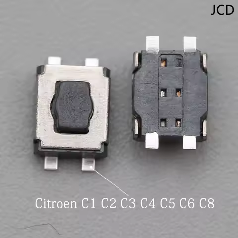 10-100pcs Micro Switch 3x4 For Citroen C1 C2 C3 C4 C5 C6 C8 REMOTE KEY FOB REPAIR SWITCH MICRO BUTTO