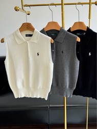 外國預訂 3色選 polo Ralph Lauren 刺繡logo 針織款背心