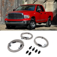 phoenixshop aqxreight Transmission Cooler Lines Set Heavy Duty Cooling Hose 2500 3500 5.9L 1996?2002