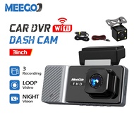 MeeGoo WIFI VERSION ROADCAM WIFI X3 Budget Dash Cam Three lens Channel Recording 1080P Full HD