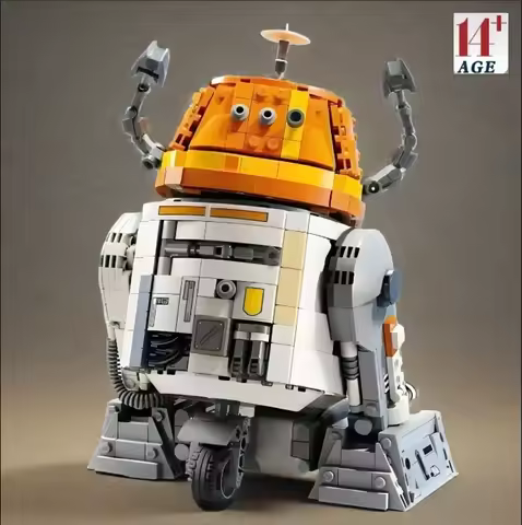 2025 1039pcs MOC Creativity Robot Sets 75416 Model Toys for Children Cute Pets Christmas Birthday Gi