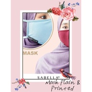 Mask Sabella Plain.Mask Sabella Printed