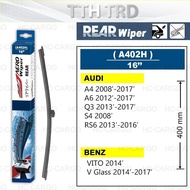 AERO Rear Wiper A402H (16"/400mm) AUDI A4 A6 Q3 S4 RS6 BENZ VITO V GLASS