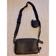 COACH/COACH New Style Men's Bag Charter Shoulder Messenger Bag Two-in-One Mobile Phone Bag C6290 Men