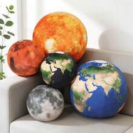 Moon, Earth, Sun Planet Plush Toys Space Planet Pillow Solar System Plush Ball 3D Plush Ball Educati