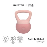 HAPPYFIT SOFT KETTLEBELL 4KG - PINK