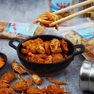 Baby Crab Crispy 30gr viral tiktok gratis ongkir murah camilan jajanan pedas camilan pedas rajuangan