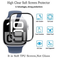 【 SG Seller 】RICHMENT 3D Full Curved Screen Protector HD Clear Soft Screen Film For iWatch Series 11