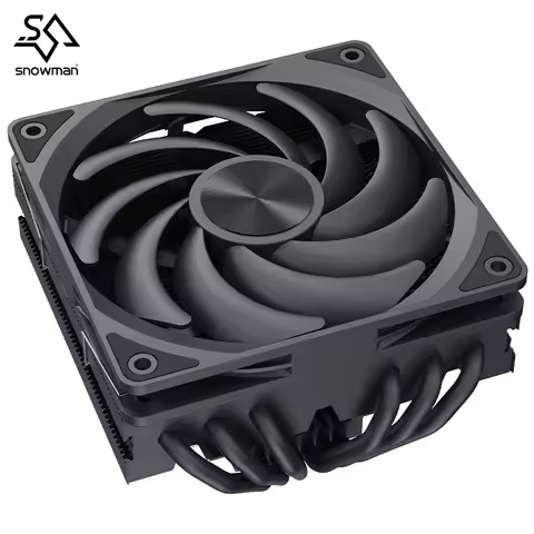 SNOWMAN MC75-6 ITX CPU Cooler Air 6 heat pipes radiator PC cooling ARGB PWM Fans Intel LGA1851 1700 