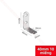 NAIERDI 10 Chiếc 90 Độ Góc Góc Chân Đế Dây Treo Tường Chân Đế Móc Treo Cho Kệ Bàn Ghế Chế Biến Gỗ