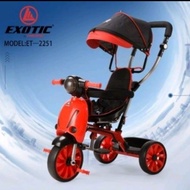 Children's Tricycle Tricycle Stroller Exotic ET 2251 Music Lights