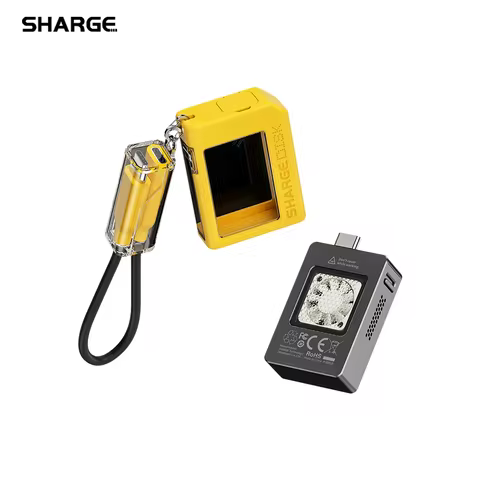 SHARGE M2 SSD Enclosure NVMe 10Gbps PCIe Case USB 3.2 Gen2 Tool Free External Adapter with Active Co